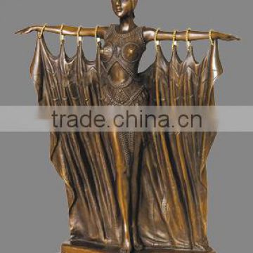 Small Bronze Dancer Craft Sculpture