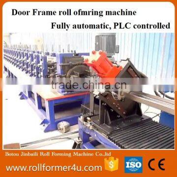 china door frame roll forming machine steel profile roller shutter door gate frame shapping machine