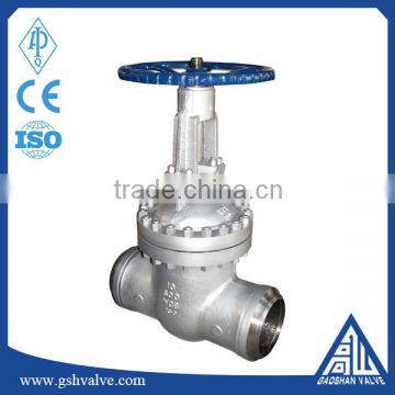 API A216 wcb butt weld stem gate valve