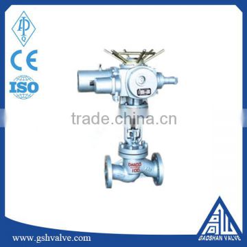 Industrial stainless steel electric actuator globe valve