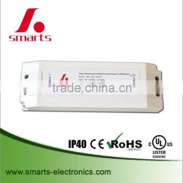 Led Driver UL ETL FCC Listed ac dc Triac Dimmable Driver 36W 12V