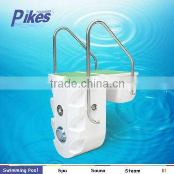 Strong Fuction integrative swimming pool filter for ladder/led light /water treatment