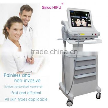 HIFU 2016 Newest And Hottest Waist Shaping Hifu Lifting Non-invasive Beauty Machine Nasolabial Folds Removal