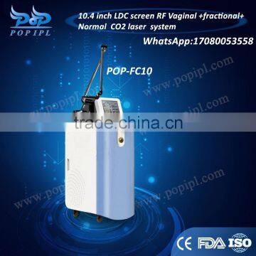 Salon Vaginal Rejuvenation Skin Rejuvenation Manufacturer Best Price Fractional Co2 Laser Equipment Co2 Laser Scar Removal POPIPL 0.1-2.6mm Intense Pulsed Flash Lamp