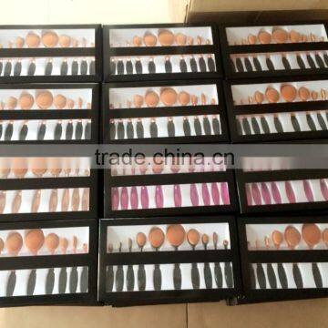 10pcs Toothbrush Make Up Brushes Kit Private Label Rose Gold Foundation Powder Makeup Oval Cream Puff Brushes photo-6