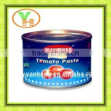 28-30% aseptic canned tomato paste 70g (ISO9001 quality control system and HACCP system and HALAL)