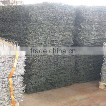 High quality Hot-dipped Galvanized Hexagonal Wire Mesh Gabion Box Factory