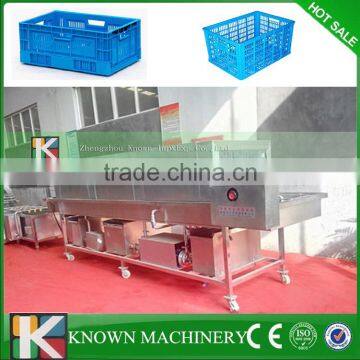 Turnover crates washer /plastic basket washing machine /turnover basket washer