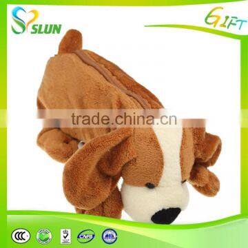 Cute plush animal pencil case bag for kids