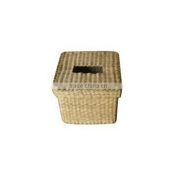 Sedge basket, clothes serving for lovely family, natural color, simple design