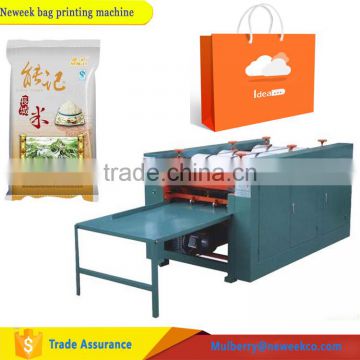 Neweek 3 colors PP poly sack shopping paper bag printing machine