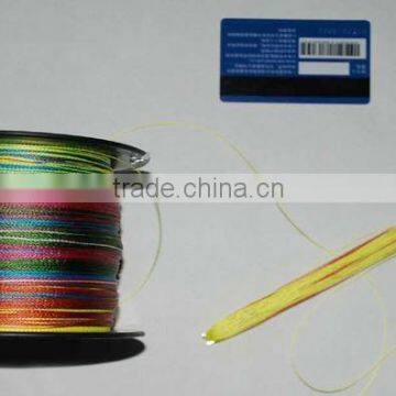 4ply braid line Colorful PE line 300m anti bite line