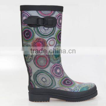 Ladies Fashion Rubber Water Boots