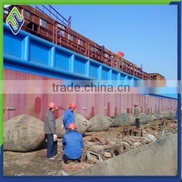 ISO 9001 Certificate Marine Rubber Inflatable Launching Ship Airbag