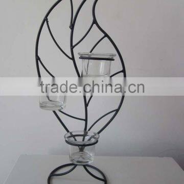 Wrought Iron Candle Holders