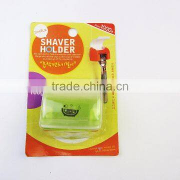 Plastic Razor Holder With Cover and Suction Cup photo-2