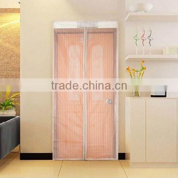 Hot sale! 100% polyester diy magnetic door curtain mosquito net