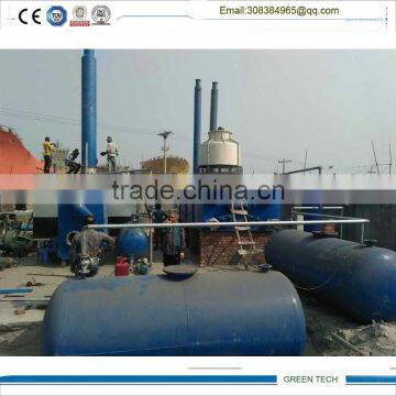 10tpd Pyrolysis Oil Distillation Plant in Negative Pressure Saving Fuel photo-2