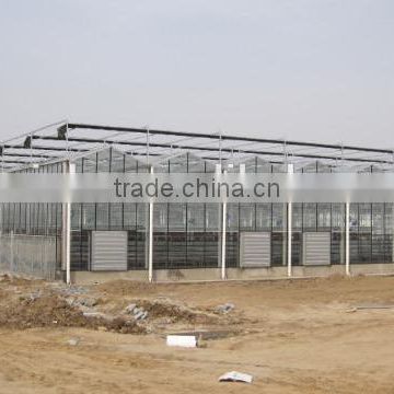 High Quality Waterproof Transparent Glass Greenhouse