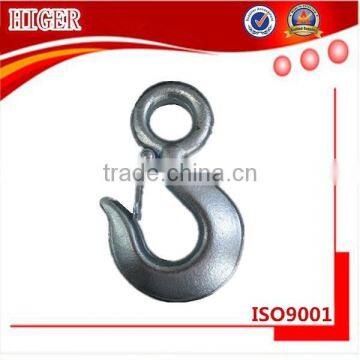 eye hook/forged eye hook 1.5 ton/Eye Hook with Safety Latch