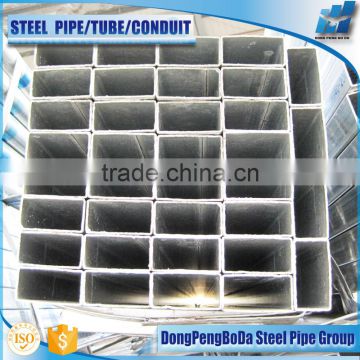 150*300mm manufacturer hot dipped galvanized square steel pipe