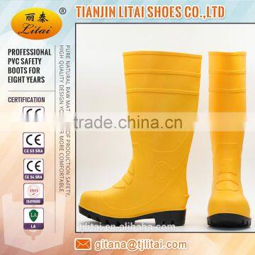 Hunter safety boots with steel toe steel midsole