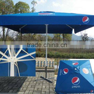 luxury aluminum parasol custom big advertising umbrella big cola umbrellas