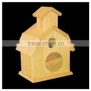 wooden bird house