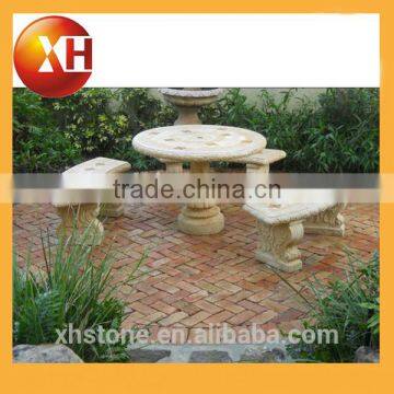 Garden artificial marble table top for outdoor furniture