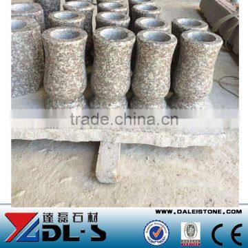 G664 Granite vases for gravestone