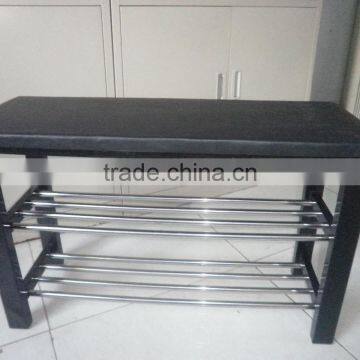 Wooden Shoe Rack Bench photo-2