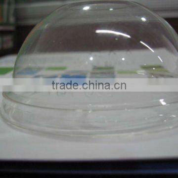 transparent plastic cup lid,corn plastic, biodegradable underground