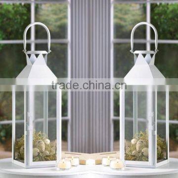 Metal White Interior Lantern Decorative photo-2