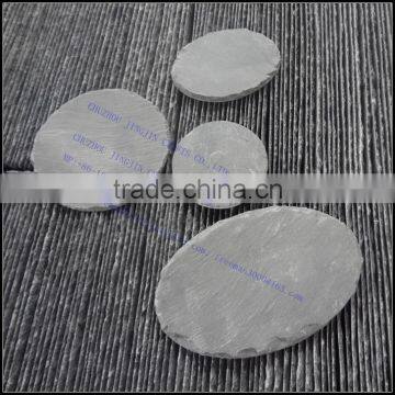 Oval,round,squre 2016 New All Shape Handmade Slate Coaster/slate Placemat ,coaster With Rough Edges photo-3