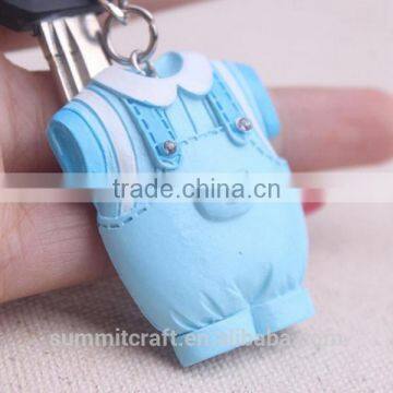 Resin Baby Clothes Shaped Keychain Baby Shower Party Favors photo-3
