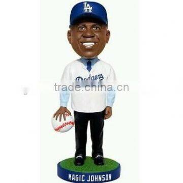 Plastic sports bobble head people,Famous piople bobble head bodies,Make custom bobble head factory