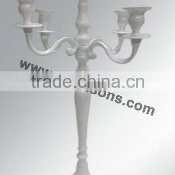 Standing White Candelabra,IndianCandelabra and Home Aluminium White Candelabra photo-5