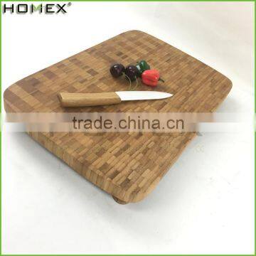 Natural Bamboo End Grain Chopping Board and Cutting Block/Homex_FSC/BSCI Factory