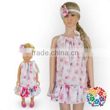 Wholesale Latest Design American Doll Clothes Flower And Plain Doll Clothing Vintage 18" Doll Clothes photo-6