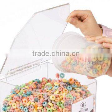 Eco-friendly Wholesale Acrylic Glass Cereal Dispenser photo-4