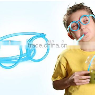 NBRSC Creative Plastic Drinking Glasses Straws for Kid Flexible Glass Straw For Drinking