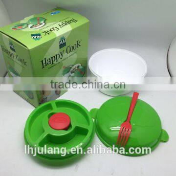 BFA Free Plastic Salad Bowl Set With Lid/plastic Salad Bowl Set With Fork/ Salad Bowl photo-4