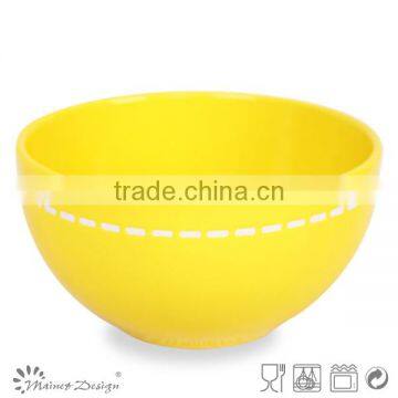 New products wholesale silk screen ceramics cereal bowl