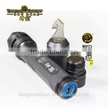 Advanced Outdoor Camping Tool With Shovel Hoe Knife Hammer Flashlight Fire Starter photo-6