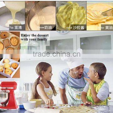 5L electric professional food mixer with stainless steel bowl / Tilt-head mixer