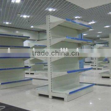 New Style Supermarket Grocery Longboard Metal Shelving Rack