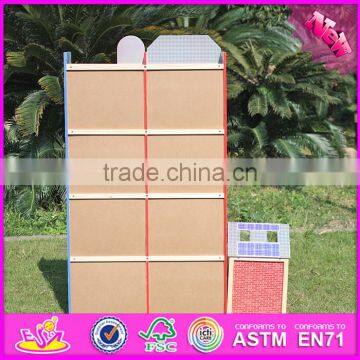 2016 Hot Sale Baby Wooden Model Doll House,pretend Toy Kids Wooden Model Doll House W06A138 photo-5