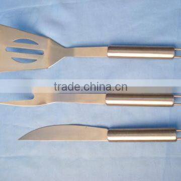 3 Pcs BBQ Tool Set,stainless Steel