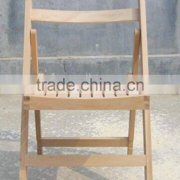 Wooden Slat Folding Chairs for Sale photo-2