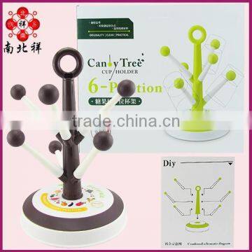 Candy Tree 6 Branches Portable Plastic Cup Holder